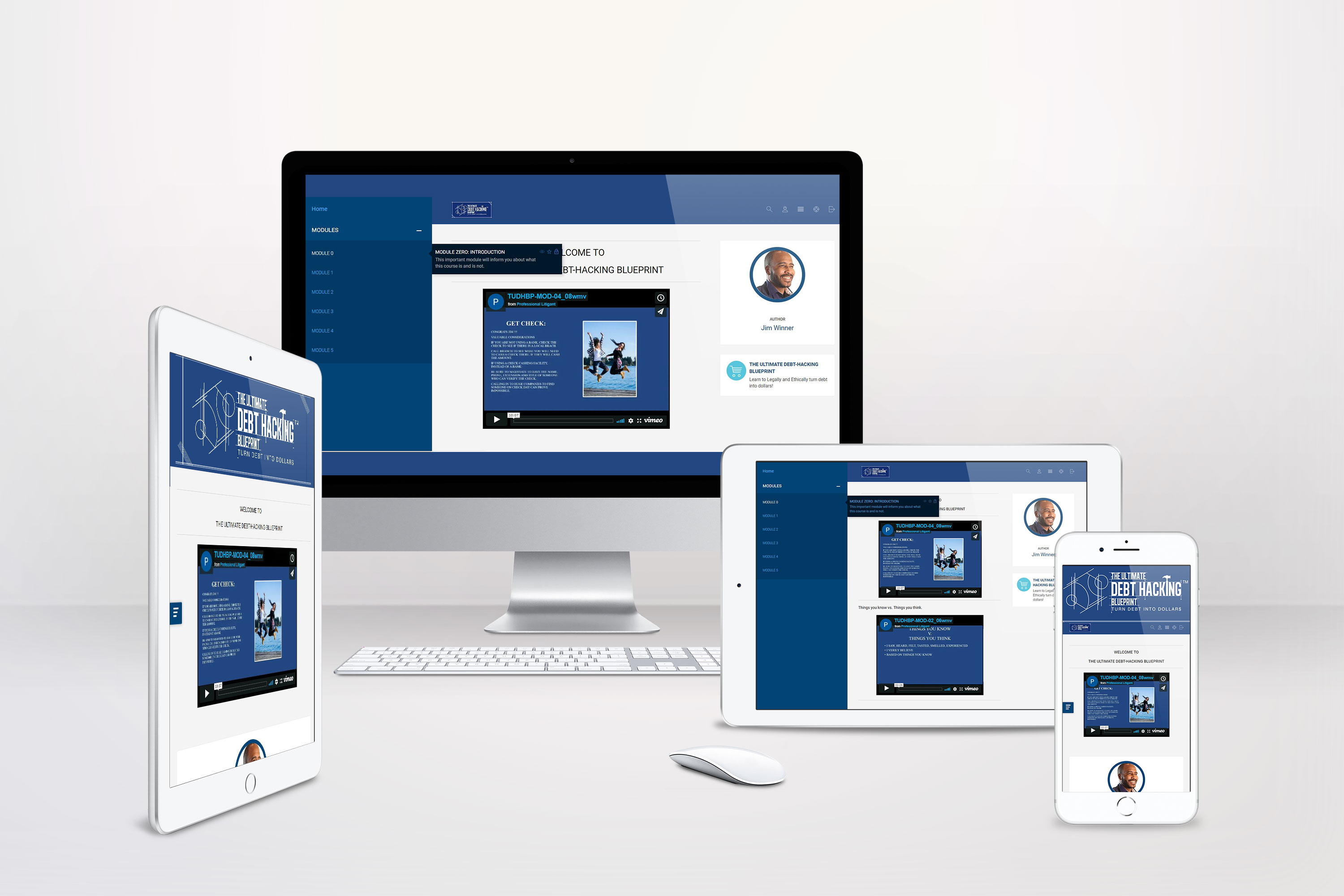 Inside Jim Winner's five-part Debt-Hacking Blueprint video course